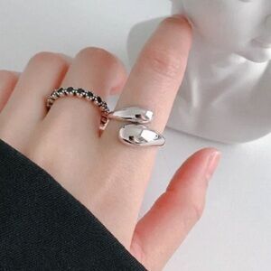 New Gold/925 Sterling Silver Wrap Ring